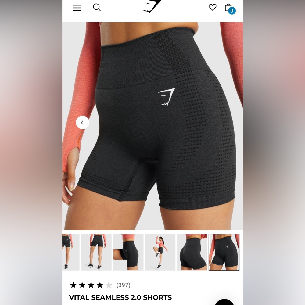 Gymshark vital seamless 2.0 shorts